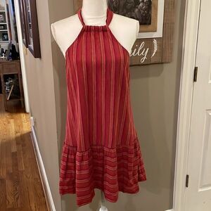 Bcbgeneration striped halter dress